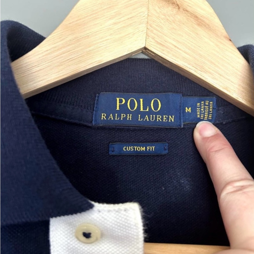 Polo by Ralph Lauren Men's Navy Polo Shirt - Picture 3 of 6